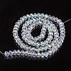 Electroplate Glass Beads Strands EGLA-A034-T4mm-L19-2