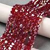 Transparent Electroplate Glass Beads Strands LS-GLAA-F029-2mm-A27-4
