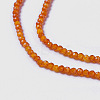 Cubic Zirconia Beads Strands G-F596-48D-3mm-3