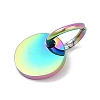 Ion Plating(IP) 304 Stainless Steel Pendants STAS-I311-32A-RC-2