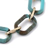 Acrylic & Aluminum Cable Chain Bracelets BJEW-JB05425-01-2