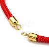 Nylon Cords Bracelet Makings Fit for Connector Charms AJEW-P116-02G-16-2