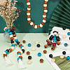 4 Colors Wood Large Hole Beads WOOD-FG0001-52-5