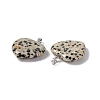Natural Dalmatian Jasper Pendants G-G956-B60-FF-3