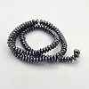 Electroplate Non-magnetic Synthetic Hematite Beads Strands G-J208C-01-2