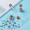 Clear Glass Jar Wishing Bottles Vials with Cork X-AJEW-H004-7-5