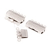 Tarnish Resistant 304 Stainless Steel Box Clasps STAS-G229-01P-2