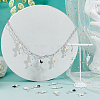 16Pcs 4 Colors Alloy Resin Pendants FIND-DC0008-09-4