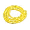 Electroplate Glass Beads Strands EGLA-A044-P1mm-A04-3