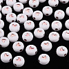 Plating Acrylic Beads LS-PACR-YWC0001-01-1