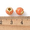 Brass Enamel Beads KK-P294-37G-05-2