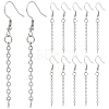 304 Stainless Steel Earring Hook EJEW-YW00016-01-1