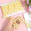 Flower Polyester Lace Trim Ribbon OCOR-WH20003-03A-04-3