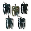 Natural Indian Agate Pendants G-G115-01H-1