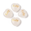 Natural Quartz Crystal Heart Engraving MBTI Figurines Statues for Home Office Desk Decorations X1-G-K353-05K-1
