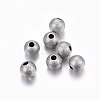 Tarnish Resistant 304 Stainless Steel Textured Beads STAS-F174-32P-A-1