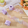 3Rolls Polyester Organza Ribbons SRIB-CY0001-37B-4