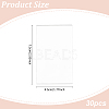 3Sets Rectangle Acrylic Table Sign Holders DJEW-AN0001-01-2