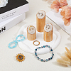 3Pcs 3 Sizes Wood Jewelry Finger Ring Displays Stands RDIS-WH0011-36A-02-5