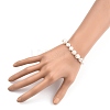 Natural Baroque Pearl Keshi Pearl Beaded Bracelets BJEW-JB05385-9