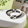 Handmade Polymer Clay Heishi Beads Stretch Bracelets Set BJEW-JB07443-3