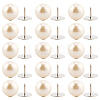 20Pcs ABS Plastic Pearl No Sewing Buttons BUTT-CY0001-22C-6