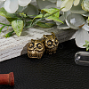Brass European Beads KK-WH0101-096AG-4