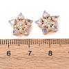 Brass Micro Pave Cubic Zirconia Beads CU-CBAEC99-33G-01-3
