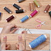 12 Rolls 12 Colors Round Waxed Polyester Twisted Cord YC-CL0001-03B-6