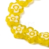 Handmade Millefiori Lampwork Beads Strands LAMP-G164-03G-3