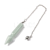 Natural & Synthetic Gemstone Pointed Dowsing Pendulums G-Q184-04P-4