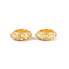 Big Hole Zinc Alloy Pave Grade A Crystal Rhinestone Rondelle Beads ALRI-O007-G01-3