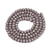 Opaque Solid Color Imitation Jade Glass Beads Strands EGLA-A044-P3mm-D10-3