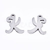 Non-Tarnish 201 Stainless Steel Charms X-STAS-T044-217P-K-2