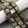 Natural Pyrite Beads Strands G-P322-20-7