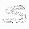 304 Stainless Steel Chain Necklaces STAS-P164-27-2