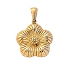 304 Stainless Steel Pendants STAS-Q349-01B-G-1