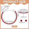 1 Bag Brass & Glass & Iron Jewelry Sets SJEW-UN0001-28-3