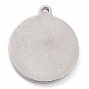 304 Stainless Steel Pendants LS-STAS-O140-02P-L-2