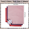 6 Sheets 3 Colors Linen Book Covers DIY-CP0010-66-2
