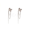 Alloy Rhinestone Dangle Earrings for Women FS-WG67811-49-1