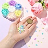 68G 7 Colors Handmade Polymer Clay Beads CLAY-YW0002-21-4