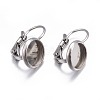 Tarnish Resistant 304 Stainless Steel Leverback Earring Findings STAS-H423-03P-3