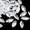 Cubic Zirconia Pointed Back Cabochons ZIRC-M003-10x5mm-007-1