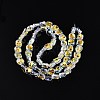 Electroplate Glass Beads Strands EGLA-N012-07B-2