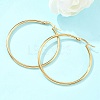 Ion Plating(IP) 304 Stainless Steel Hoop Earrings EJEW-N0016-11G-G-1