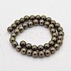 Round Non-magnetic Synthetic Hematite Beads Strands G-D617-2mm-26-2
