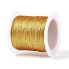 100M 3-Ply Round PET Metallic Thread MCOR-T003-01A-2