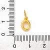 925 Sterling Silver Letter Charms with Jump Rings STER-R008-01G-O-3