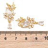 Brass Micro Pave Cubic Zirconia Pendants CU-CBA7392-07G-01-3